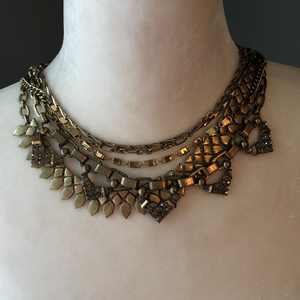 Stella and Dot Gold Necklace